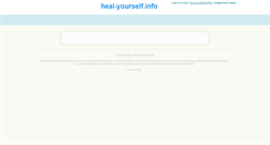 Desktop Screenshot of heal-yourself.info